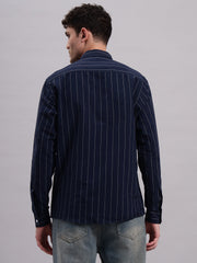 TRUEVINTO Men's Solid Cotton Shirt, Casual Full Sleeve - Regular Fit Men Stylish Shirt Everyday Formal Wear