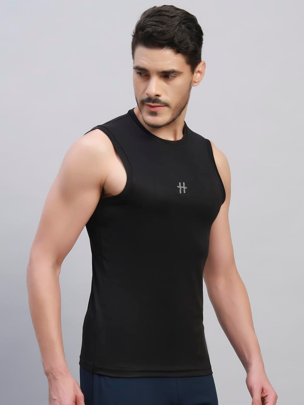 TRUEVINTO Men Dry Fit Tank Top | Sleeveless Gym Vest Sando T-Shirt for Workout, Running, Fitness, Sports & Casual Beach Wear