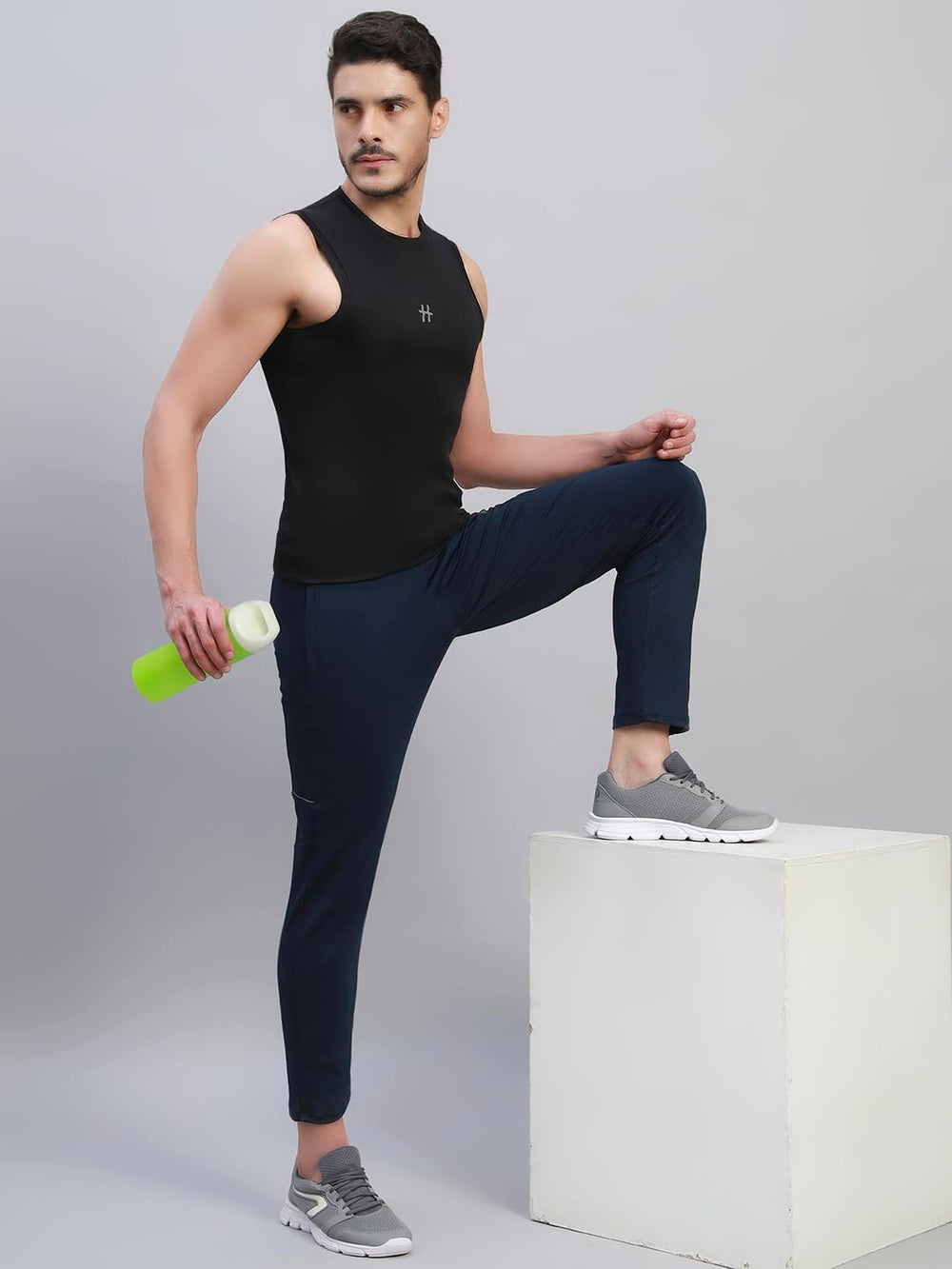 TRUEVINTO Men Dry Fit Tank Top | Sleeveless Gym Vest Sando T-Shirt for Workout, Running, Fitness, Sports & Casual Beach Wear