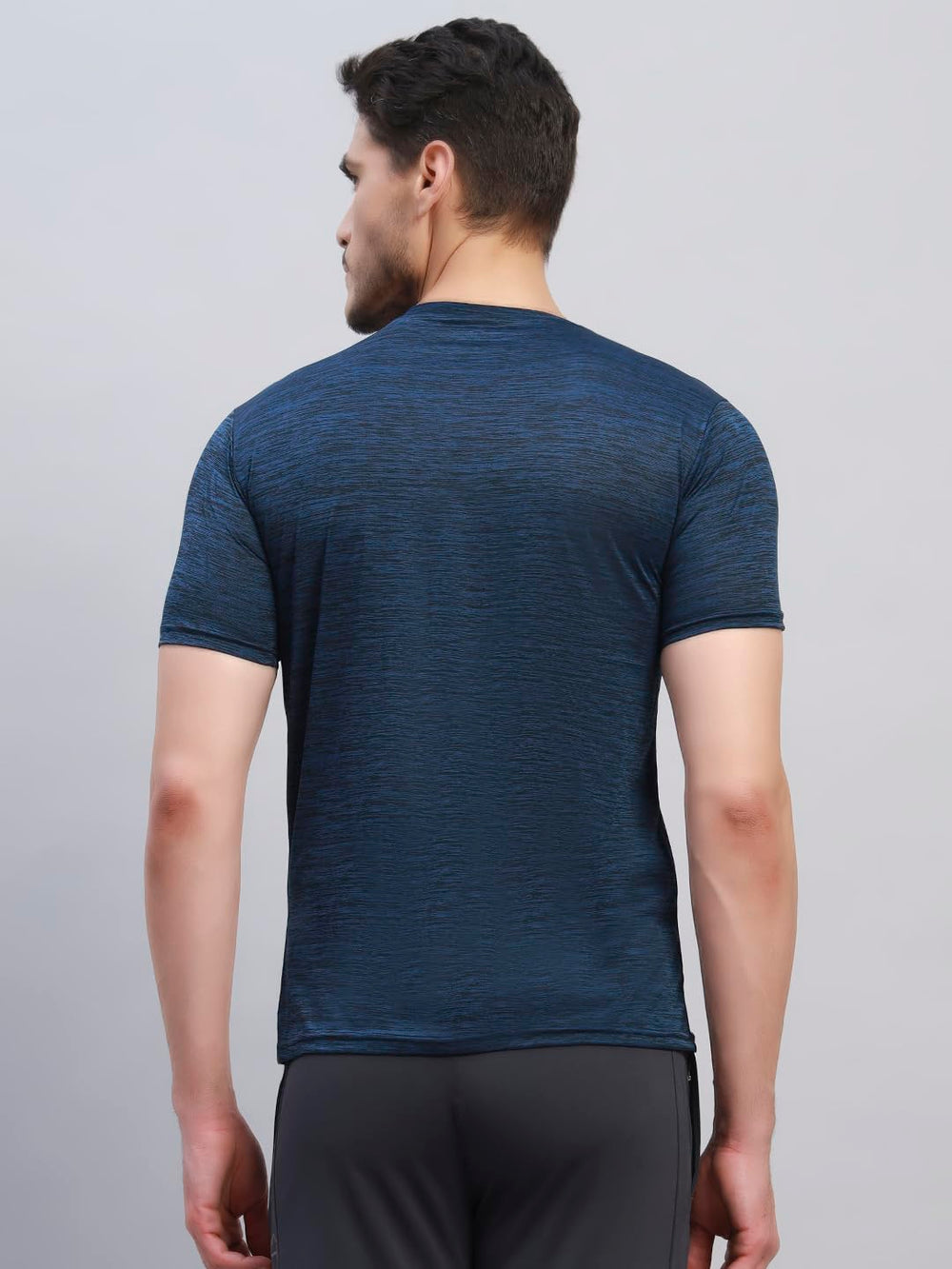 TRUEVINTO Men's Cotton Polyester T-Shirt ,Soft, Breathable, Classic Crew Neck, Short Sleeve, Quick Dry, Casual & Sportswear Lightweight Athletic Tee