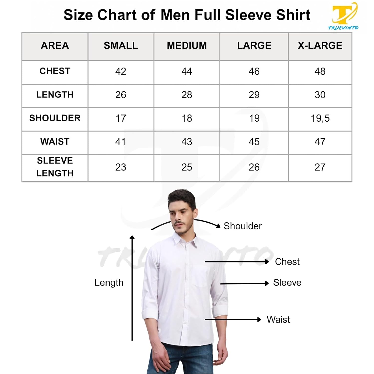 TRUEVINTO Men’s Cotton Printed Casual Full Sleeve Shirt Regular Fit Summer Stylish Everyday Wear