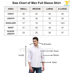 TRUEVINTO Menâs Cotton Printed Casual Full Sleeve Shirt Regular Fit Summer Stylish Everyday Wear