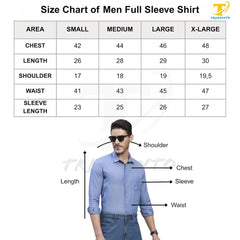 TRUEVINTO Men's Solid Cotton Shirt, Casual Plain Full Sleeve - Regular Fit Men Stylish Shirt Everyday Formal Wear