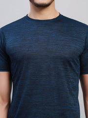 TRUEVINTO Men's Cotton Polyester T-Shirt ,Soft, Breathable, Classic Crew Neck, Short Sleeve, Quick Dry, Casual & Sportswear Lightweight Athletic Tee