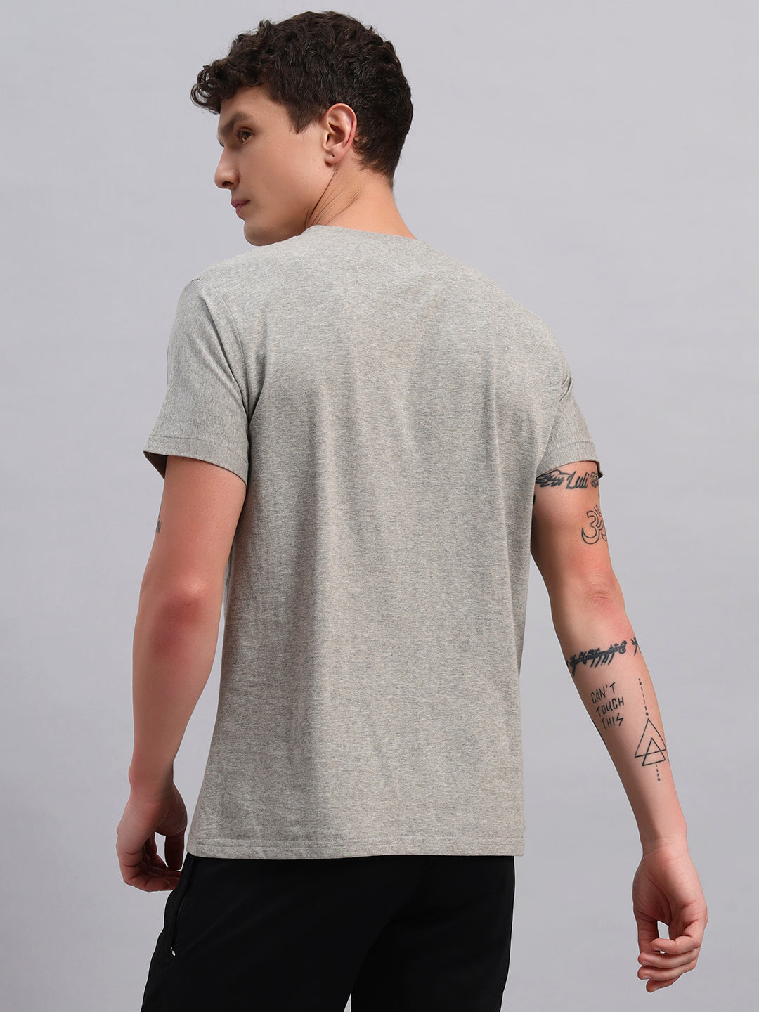 TRUEVINTO Men's Cotton Polyester T-Shirt ,Soft, Breathable, Classic Crew Neck, Short Sleeve, Quick Dry, Casual & Sportswear Lightweight Athletic Tee
