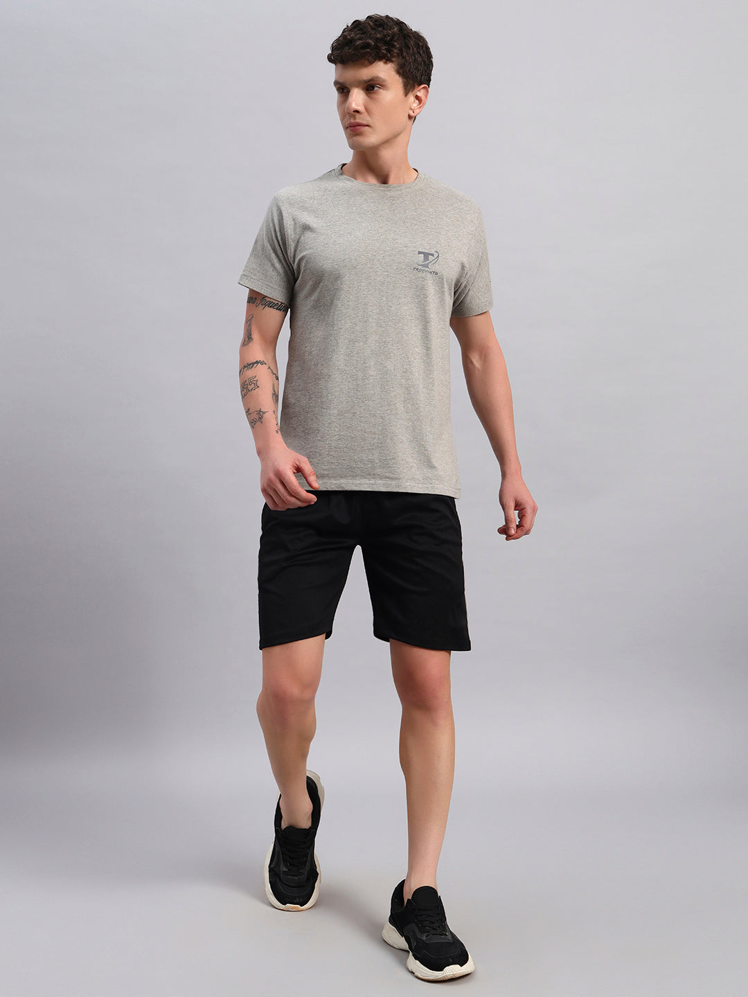 TRUEVINTO Men's Cotton Polyester T-Shirt ,Soft, Breathable, Classic Crew Neck, Short Sleeve, Quick Dry, Casual & Sportswear Lightweight Athletic Tee