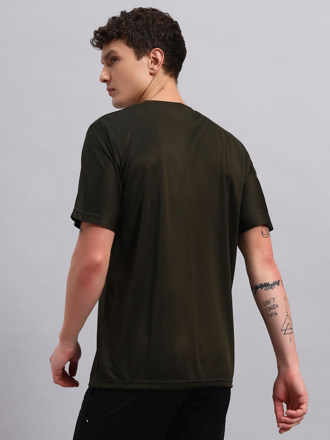 TRUEVINTO Men's Cotton Polyester T-Shirt ,Soft, Breathable, Classic Crew Neck, Short Sleeve, Quick Dry, Casual & Sportswear Lightweight Athletic Tee