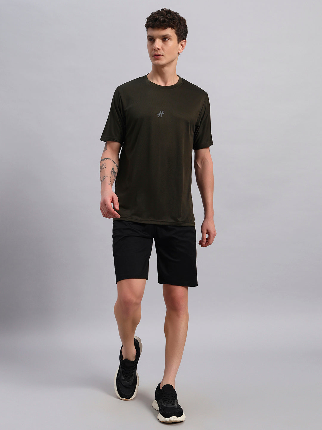 TRUEVINTO Men's Cotton Polyester T-Shirt ,Soft, Breathable, Classic Crew Neck, Short Sleeve, Quick Dry, Casual & Sportswear Lightweight Athletic Tee