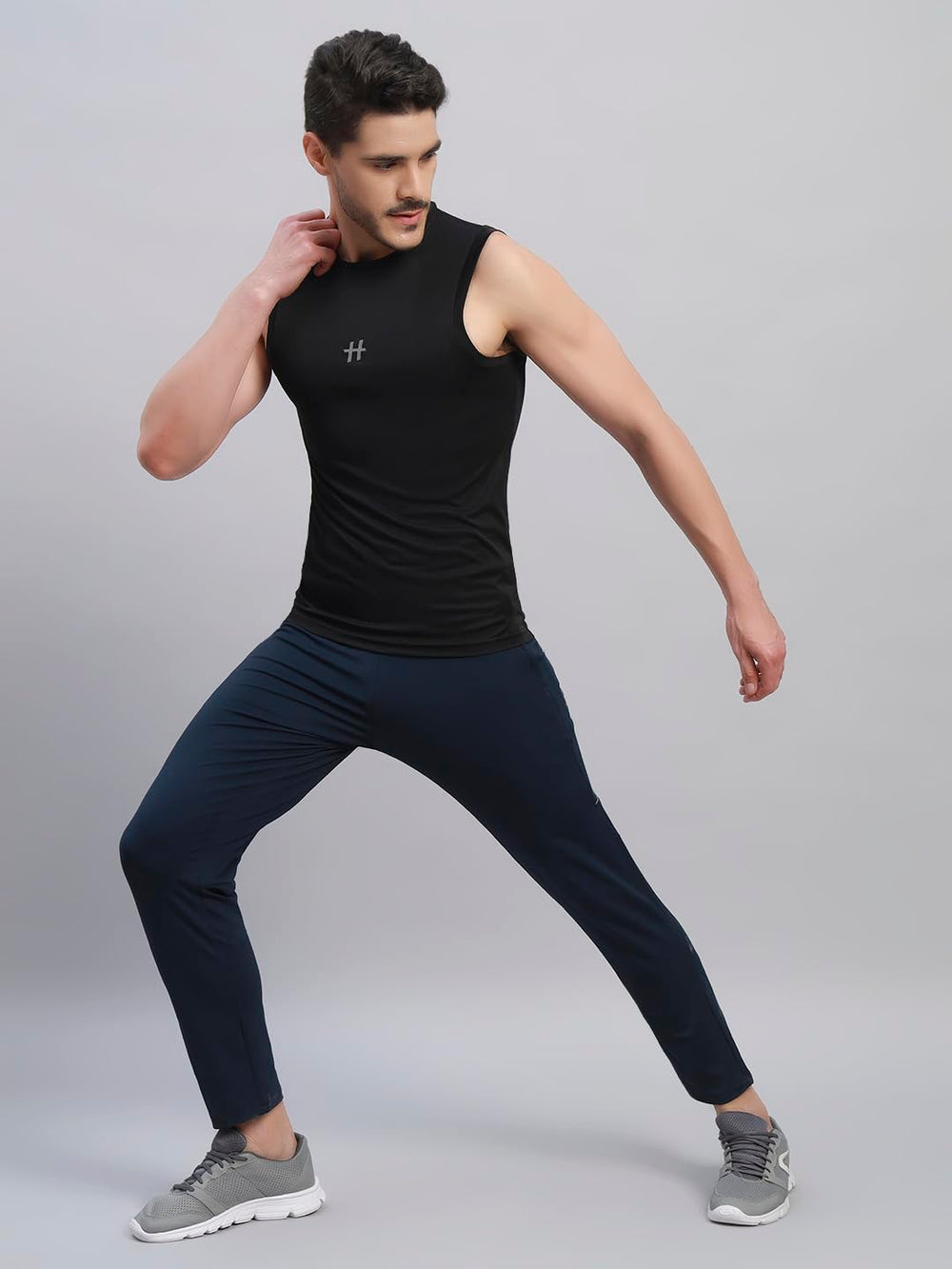 TRUEVINTO Men Dry Fit Tank Top | Sleeveless Gym Vest Sando T-Shirt for Workout, Running, Fitness, Sports & Casual Beach Wear