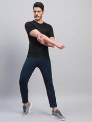 TRUEVINTO Men's Quick-Dry Lycra Half-Sleeve Sports T-Shirt for Gym, Running, Workouts