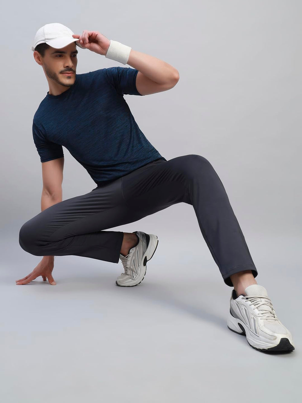 TRUEVINTO Men's Cotton Polyester T-Shirt ,Soft, Breathable, Classic Crew Neck, Short Sleeve, Quick Dry, Casual & Sportswear Lightweight Athletic Tee