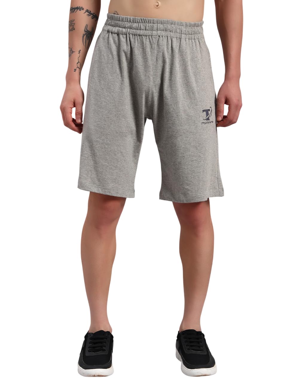 TRUEVINTO Men's Cotton Polyester T-Shirt ,Soft, Breathable, Classic Crew Neck, Short Sleeve, Quick Dry, Casual & Sportswear Lightweight Athletic Tee